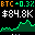 Crypto Ticker running on a 32×32 LED panel