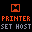 3D Printer running on a 32×32 LED panel