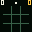 X and 0 running on a 32×32 LED panel