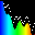 Visualizer running on a 32×32 LED panel